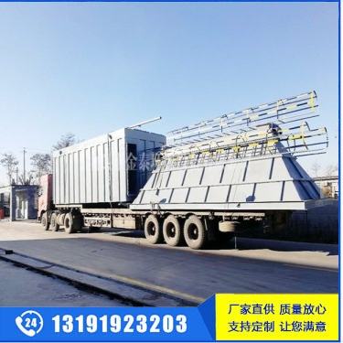 水泥廠氣箱脈沖布袋除塵器64-4裝車發貨