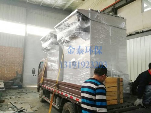 藥材廠用不銹鋼布袋除塵器64袋發貨江西九江